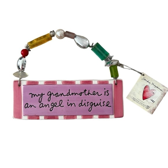 Dept 56 Grandmother plaque glazed sign - Picture 4 of 4